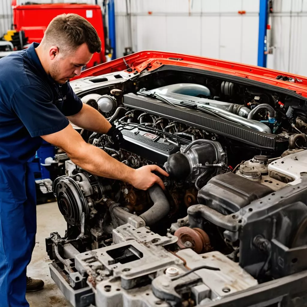 Mã Ngành Sửa Chữa Ô Tô:  Hành Trang Bước Vào Nghề Sửa Xe