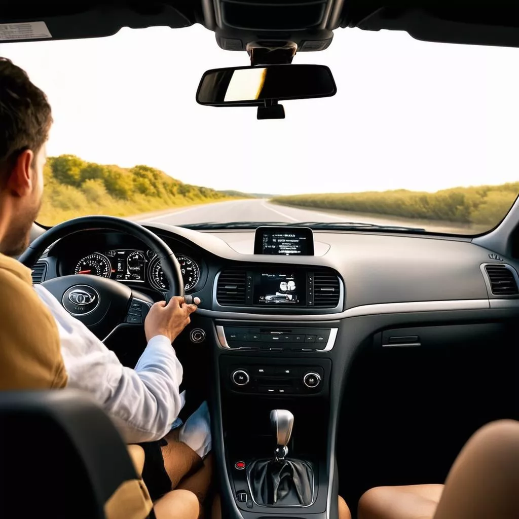 Nghe nhạc khi lái xe