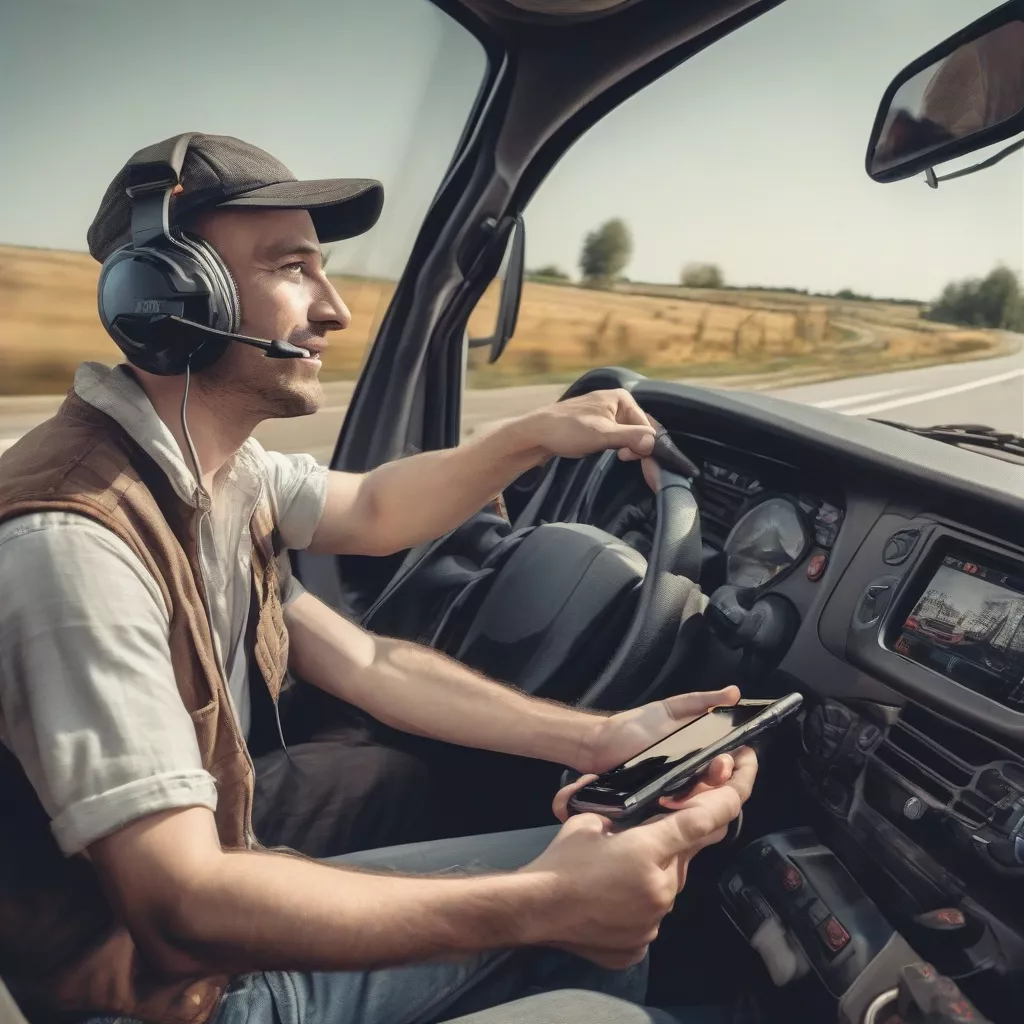 Nghe nhạc trên ô tô