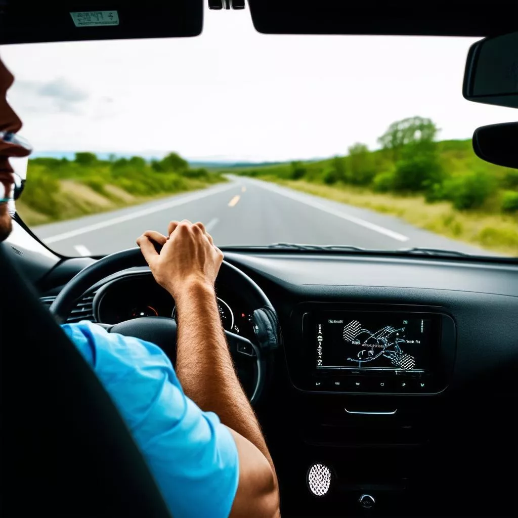 Nghe nhạc trên ô tô