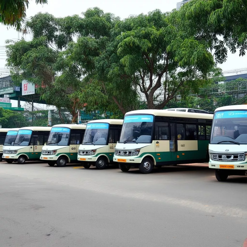 Hoang Long Bus in Hanoi