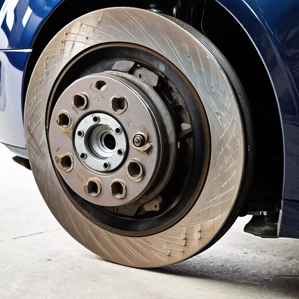 Worn brake disc identification