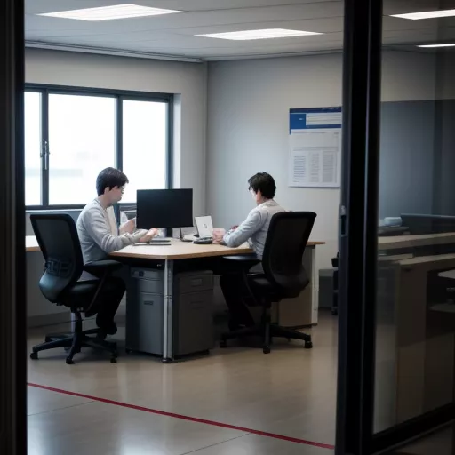 Nhân viên FUSO làm việc