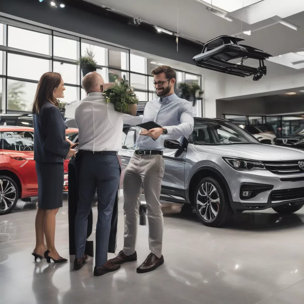 Nhân viên tư vấn baga mui xe ô tô