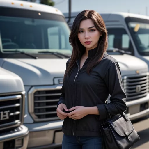 Nhân viên tư vấn khách hàng mua xe tải