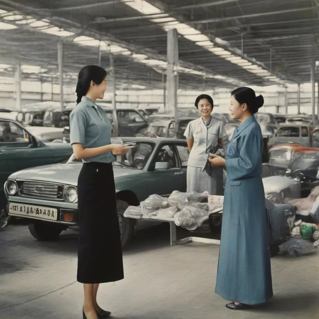 Nhân viên tư vấn khách hàng tại Công ty Cổ phần Ô tô Nam Á