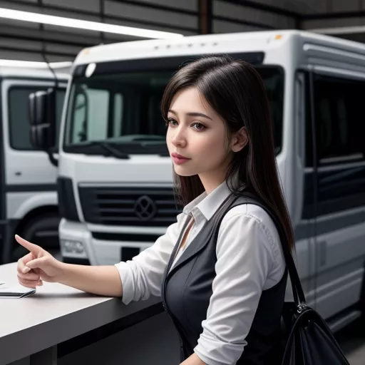 Staf Konsultan Pelanggan di Showroom Truk Hanoi