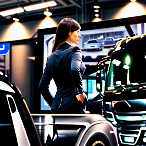 Nhân viên tư vấn khách hàng tại showroom Xe Tải Hà Nội