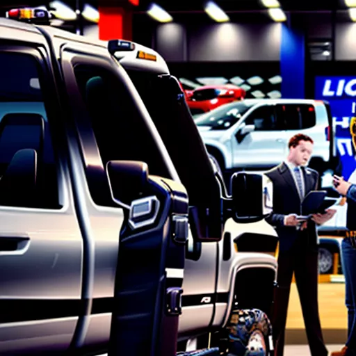 Nhân viên tư vấn khách hàng tại showroom XE TẢI HÀ NỘI