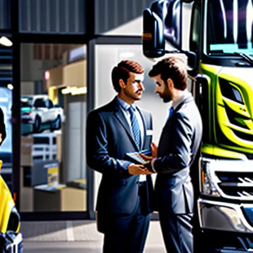 Nhân viên tư vấn mua xe tải