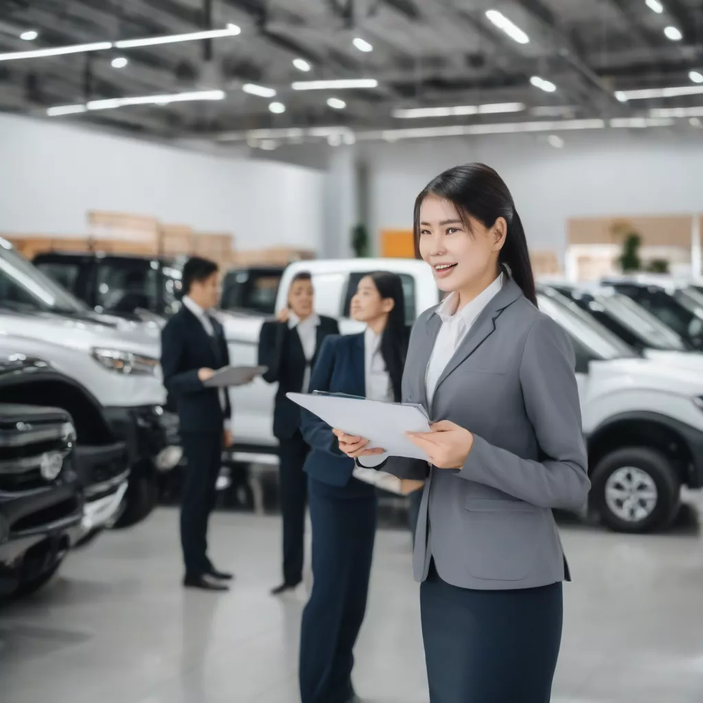 Nhân viên tư vấn mua xe tải