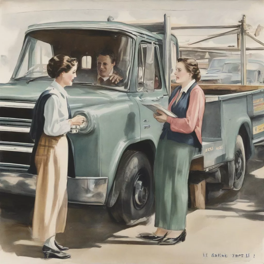 Nhân viên tư vấn mua xe tải