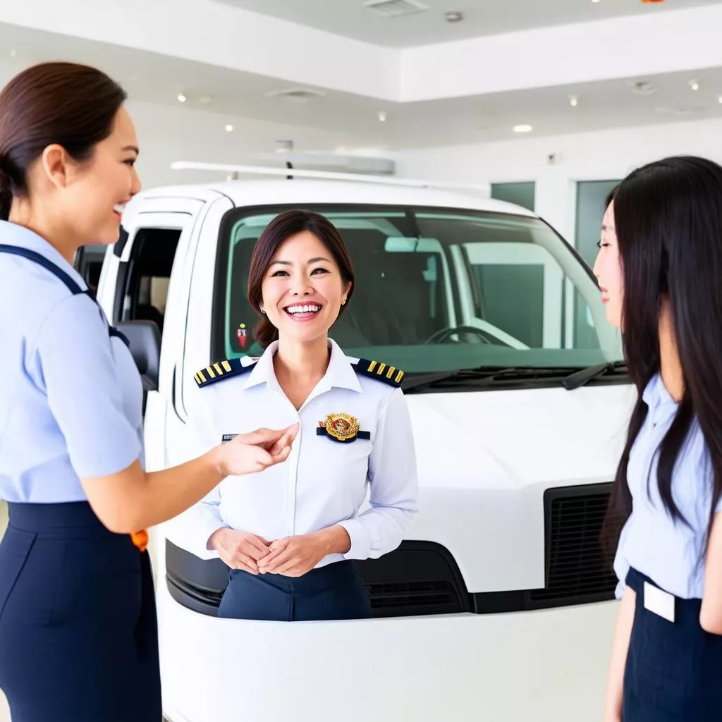 Nhân viên tư vấn mua xe tải