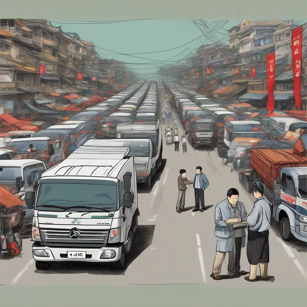 Truck sales consultant in Hanoi