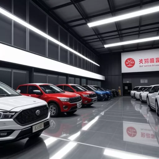 하노이 트럭에서 트럭 구매 상담을 받는 직원