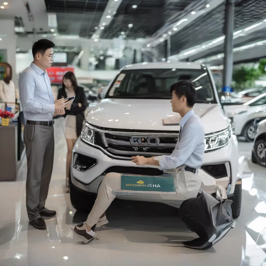 Nhân viên tư vấn tại đại lý Xe Tải Hà Nội