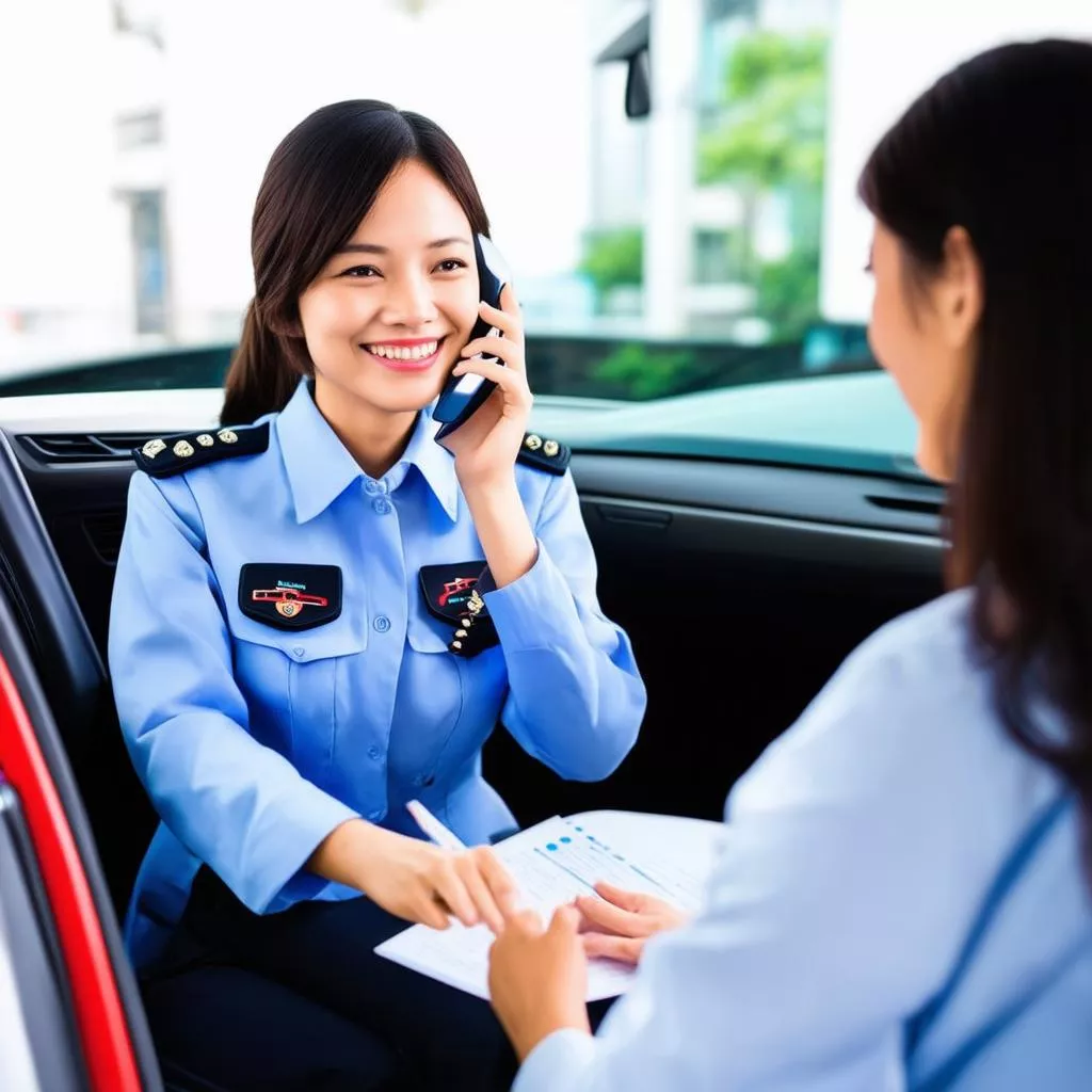 Nhân viên tư vấn thuê xe