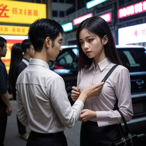 Xe Tải Hà Nội staff consulting with a customer