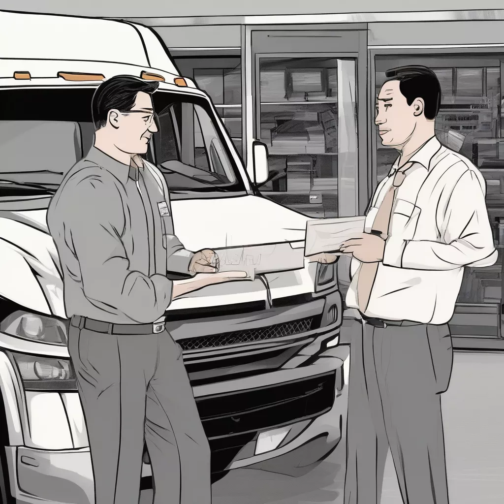 Xe Tải Hà Nội staff providing enthusiastic customer service