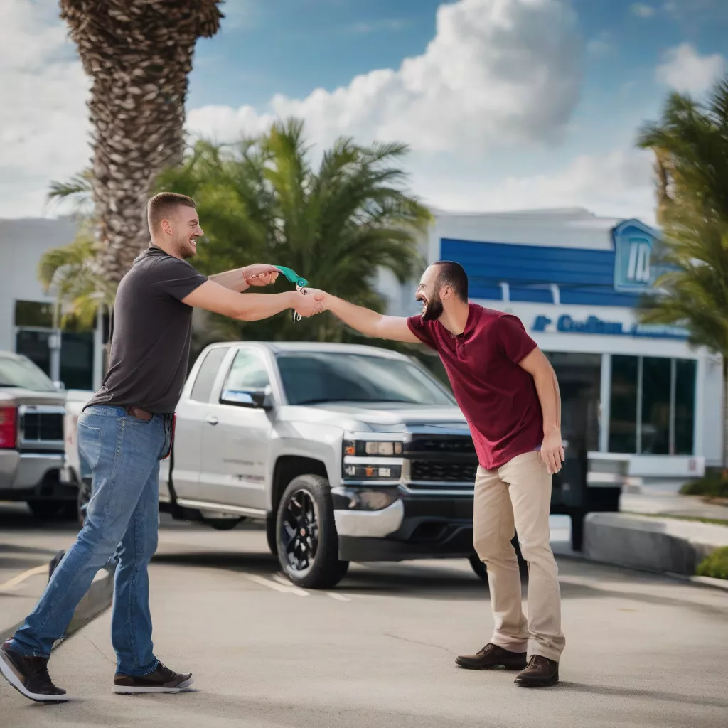 Receiving a financed truck