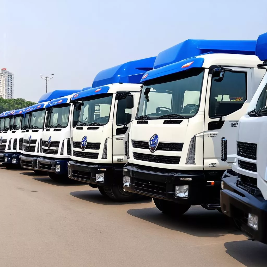 Modern truck models from Xe Tải Hà Nội