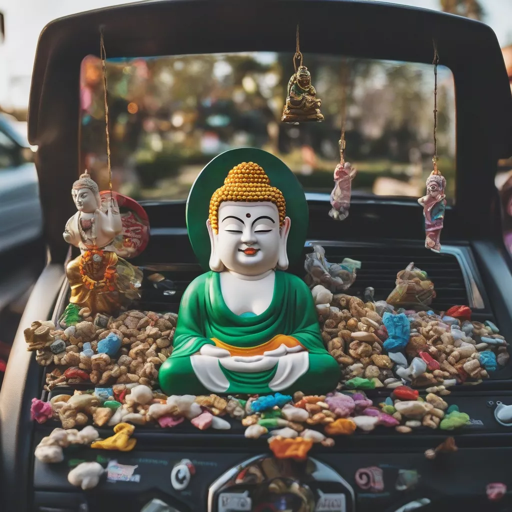 Những vật phẩm phong thủy để xe ô tô