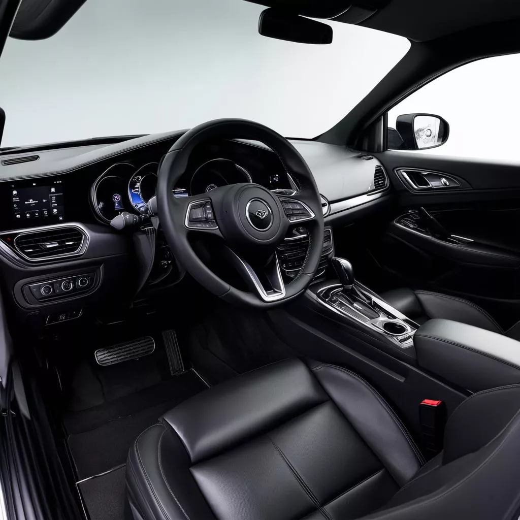 निसान एक्स-ट्रेल 2016 का आंतरिक दृश्य