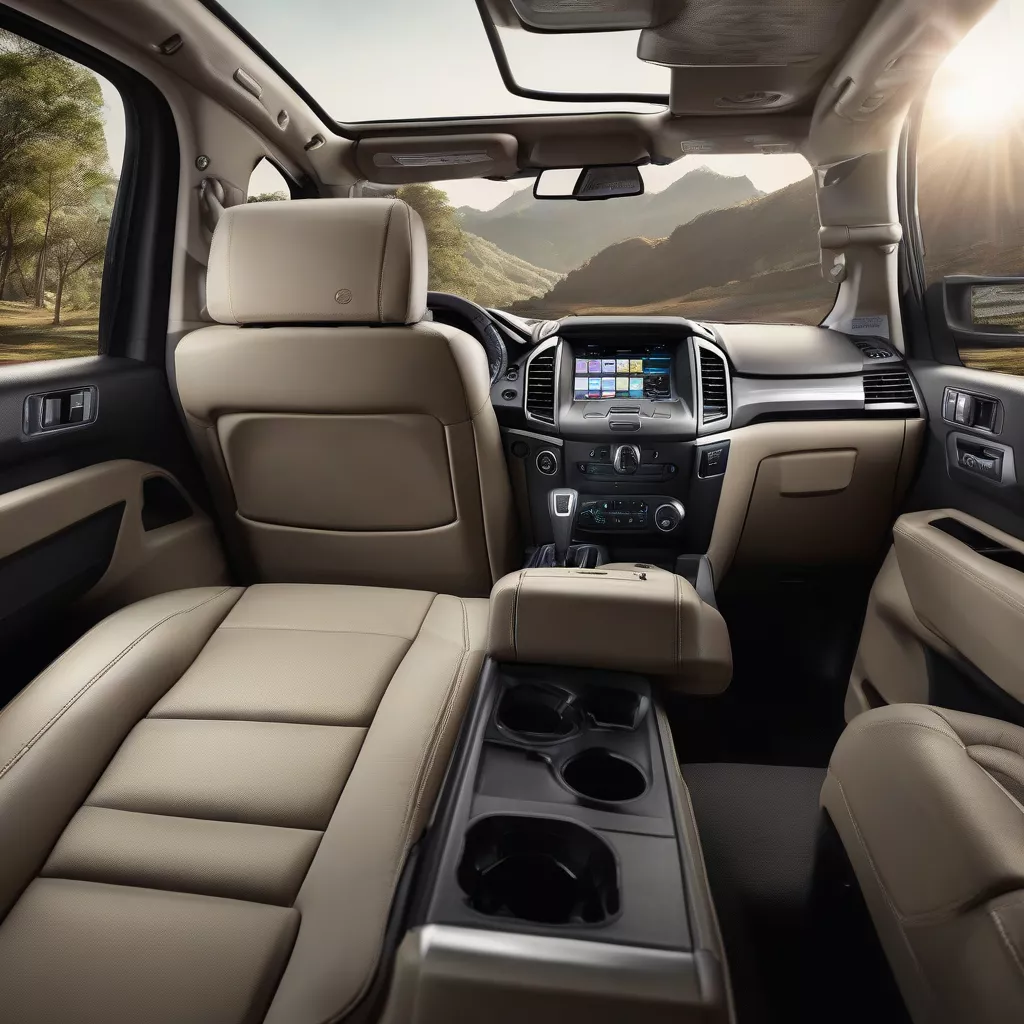 Nội thất sang trọng của Ford Everest