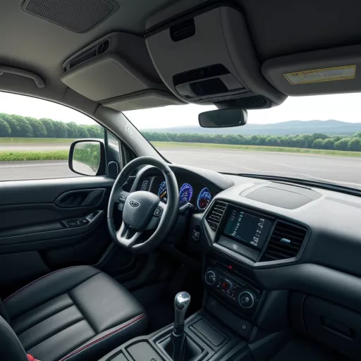 फोर्ड ट्रांजिट का इंटीरियर