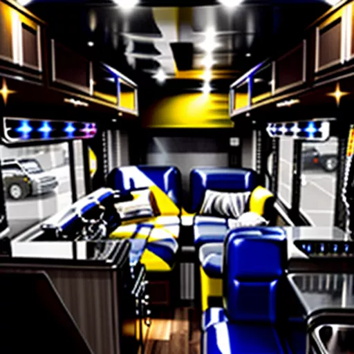 मैक्सफोर्स अमेरिकी ट्रैक्टर का आधुनिक इंटीरियर