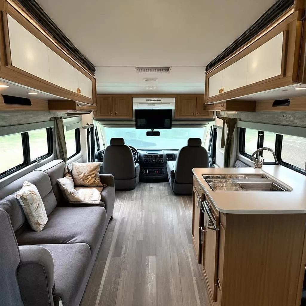 Nội thất nhà di động ô tô