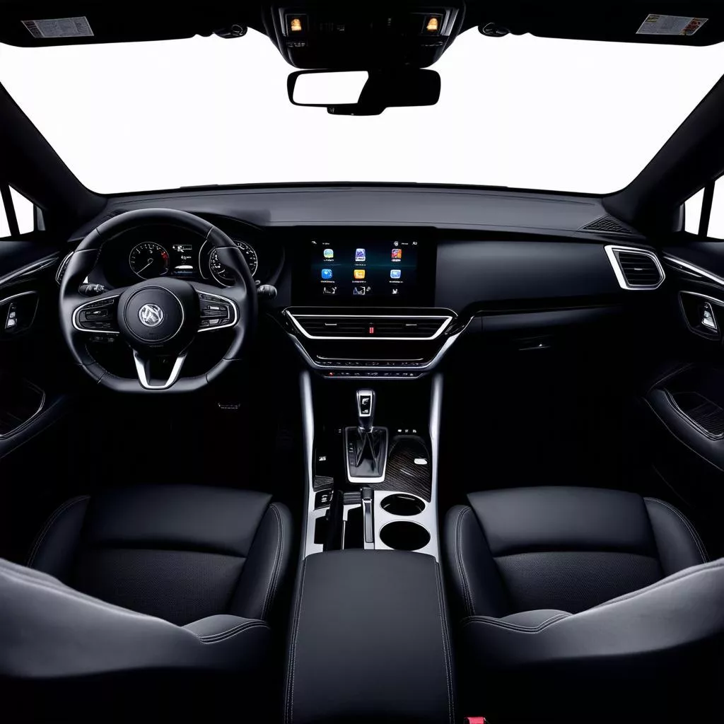 Moderne Auto Innenausstattung