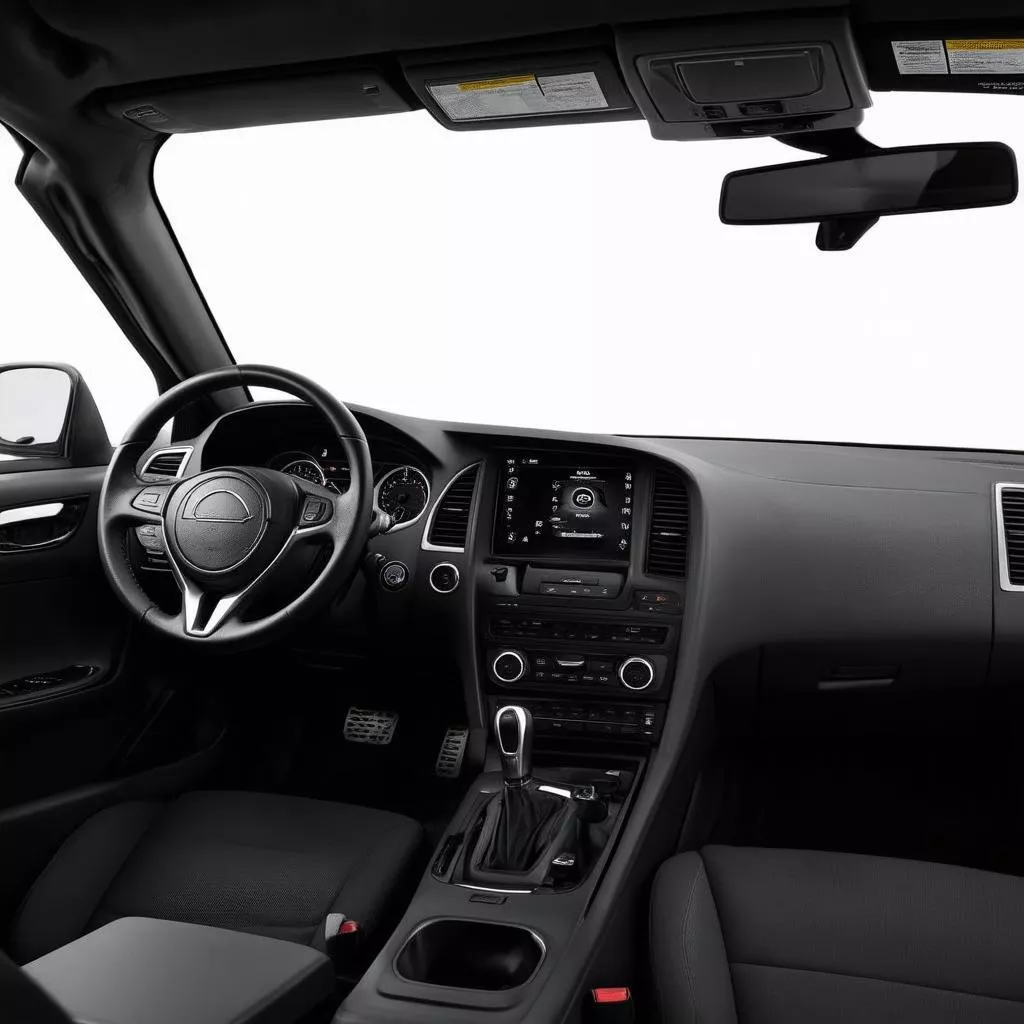 Interior de um carro em Da Nang