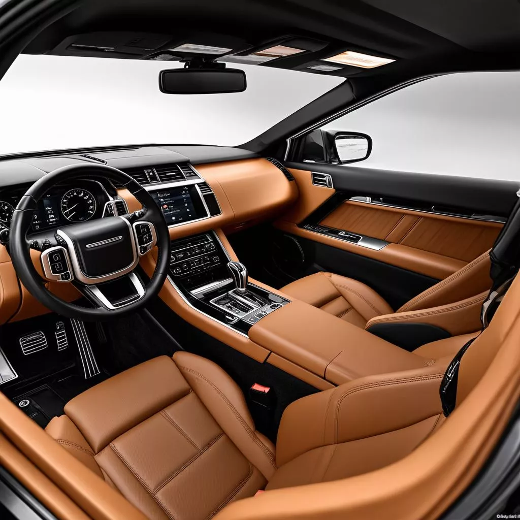 Nội Thất Sang Trọng Của Range Rover