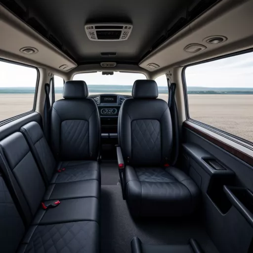 Modern 16-Seater Vehicle Interior