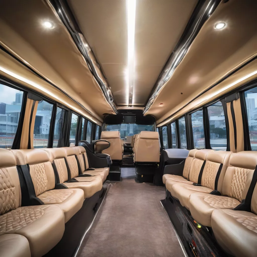 Nội Thất Xe 29 Chỗ Thành Công Tiện Nghi