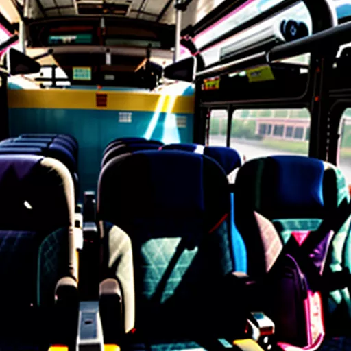Spacious Interior of a Thaco 34-Seater Bus