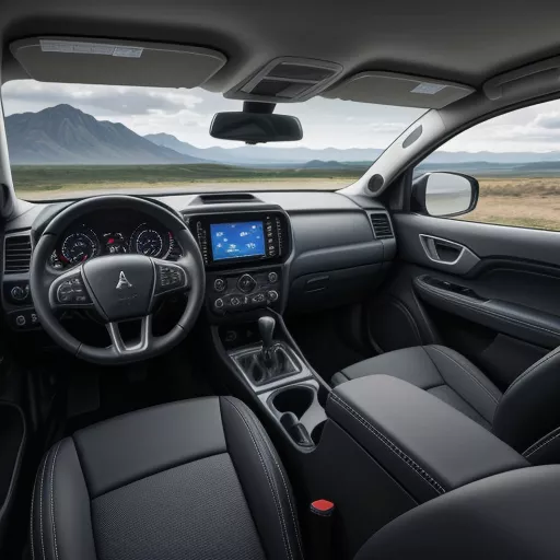 Nội thất xe bán tải Mitsubishi Triton