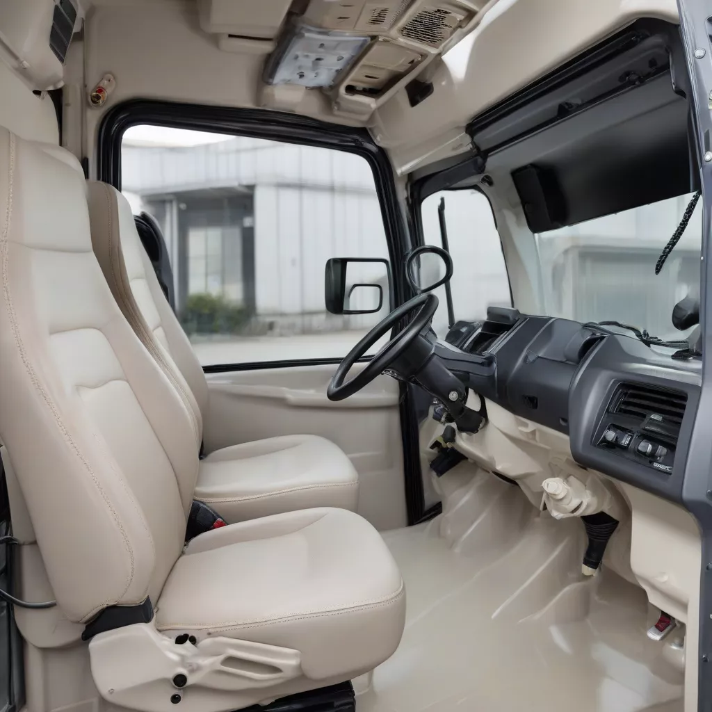 Nội thất xe ben Hino FG8JJ7A 8 tấn