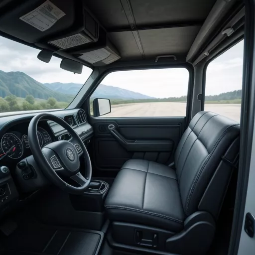 Interior of Truong Giang 8.75T Dump Truck
