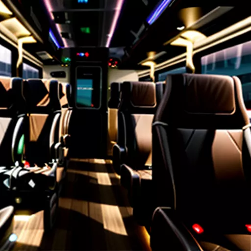 Nội thất xe ca sang trọng