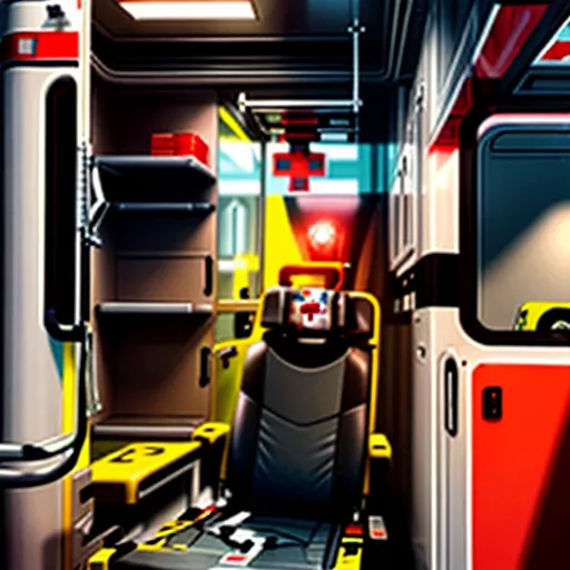 Modern Toyota Ambulance Interior