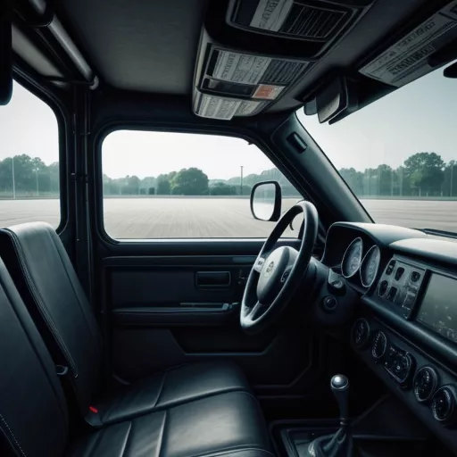 Nội thất xe đầu kéo JAC K5