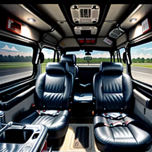 Nội thất xe đầu kéo Mỹ 2002