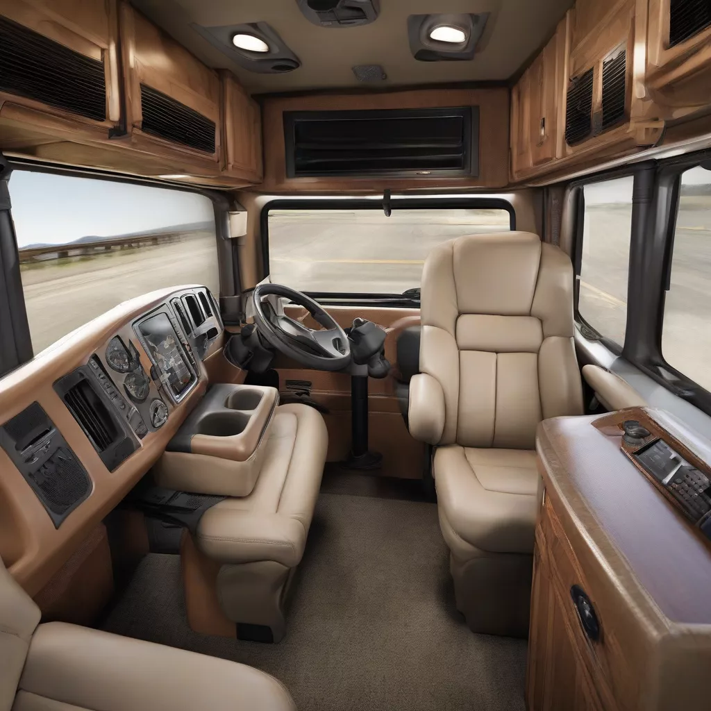 Spacious Interior of a 2012 American Truck