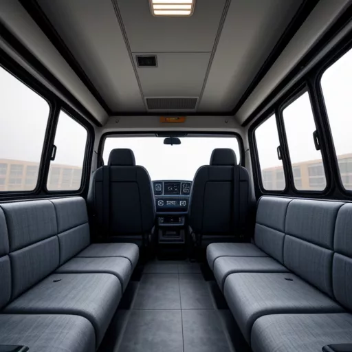 Tata Super Ace 750kg冷凍車の内装