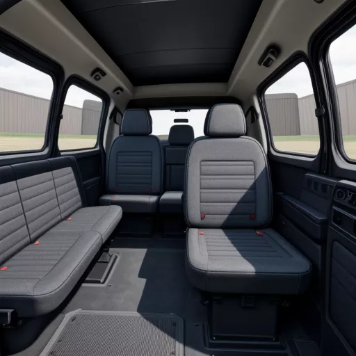 Nội thất xe Ford Transit 16 chỗ