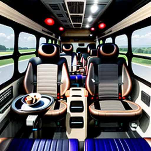 20 सीटर यात्री वाहन का इंटीरियर