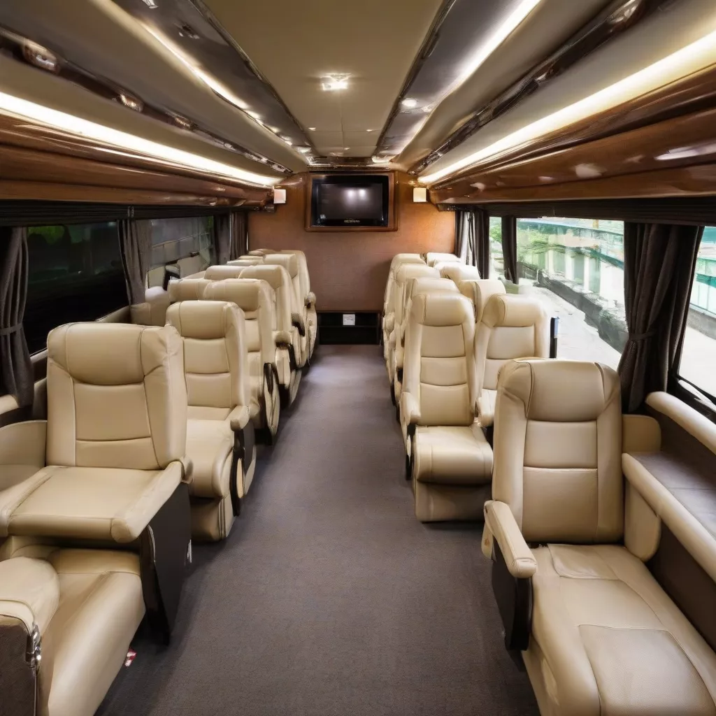 Nội thất xe khách 40 chỗ tiện nghi
