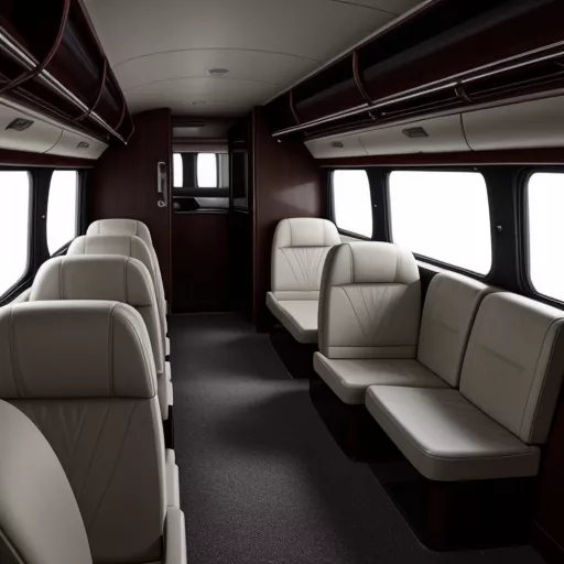 Intérieur luxueux d'un autocar 45 places